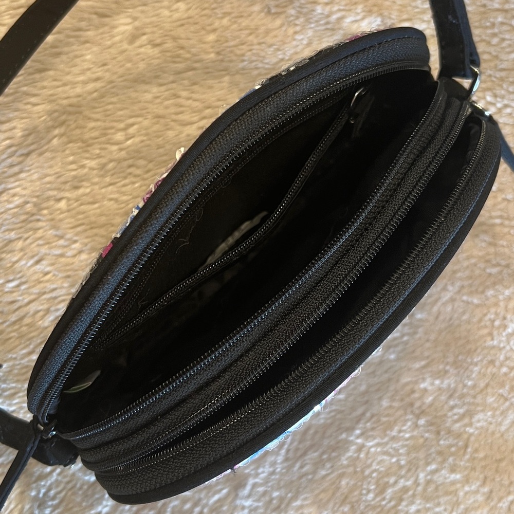 VERA BRADLEY Alpine Floral Shimmer Crossbody - Picture 5 of 9